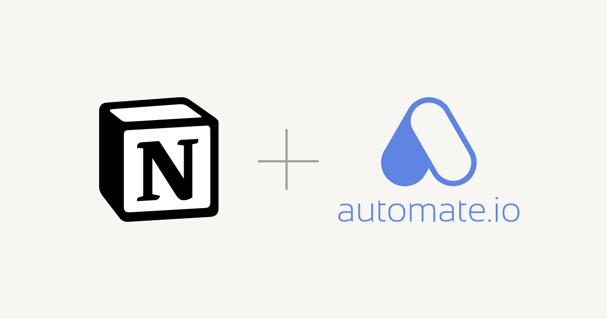 Notion + Automate